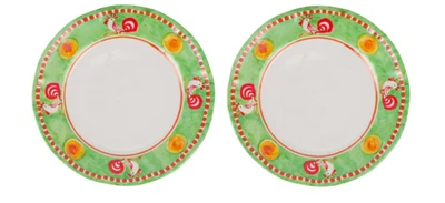 Juego Mixto de 6 Platos de Cena de Melamina VIETRI CAMPAGNA Gallina, Porco Uccello Nuevo con Etiquetas Foto 1 de 3