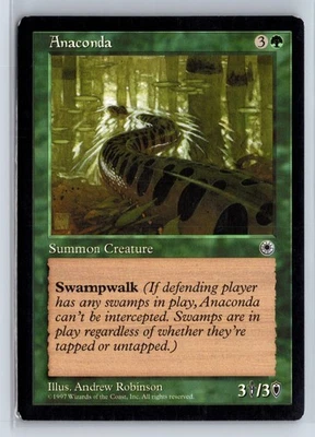 (2x) ANACONDA – MTG Magic the Gathering Card – Portal – Uncommon - Image 1 of 4