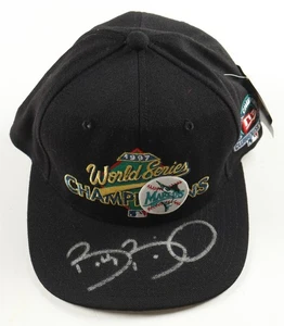 Bobby Bonilla Signed Florida Marlins 1997 World Series Champions Baseball Hat - Picture 1 of 6