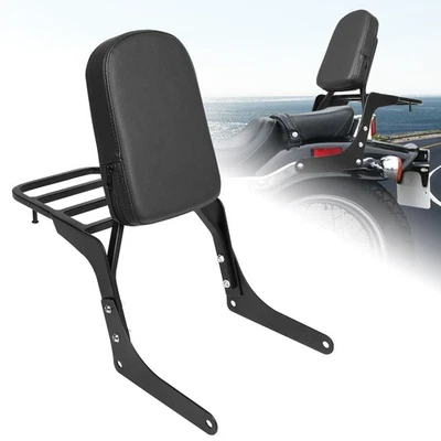 Backrest Sissy Bar with Luggage Rack For Honda Rebel 250 CMX250 CA250 All Years - Image 1 of 4