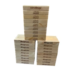 Snap-on Tools 100th Anniversary Wooden Block Tower Spiel Neu - Bild 1 von 6