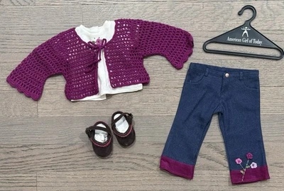 American Girl Doll Of Today 2001 Traje Flower Power Retirado - COMPLETO Foto 1 de 4