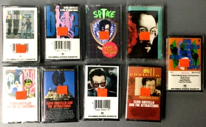 9 ——ELVIS COSTELLO(And the Attractions) Vintage Cassette Tapes Lot —— Sealed New - Foto 1 di 1