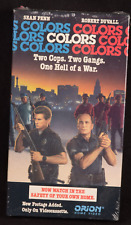 Colors VHS 1988 New SEALED Sean Penn Robert Duvall Gangsta Dennis Hopper Directs