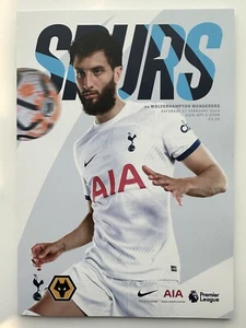 TOTTENHAM HOTSPUR SPURS v WOLVES PREMIER LEAGUE 17/02/24 MATCHDAY PROGRAMME NEW - Picture 1 of 1