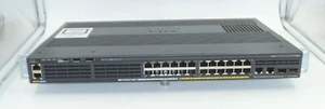 Cisco Catalyst WS-C2960X-24PSQ-L 2 SFP GigE PoE Switch LAN Base 110WAC 2960X - Picture 1 of 5