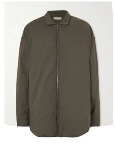 Fear of God Essentials Nylon Filled Shirt Jacket 🔘 Off Black | Size (M)RRP £254 - Picture 1 of 8