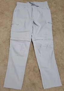Eddie Bauer Youth/Kids Convertible Pants, Medium (10-12), Gray, NWT - Picture 1 of 5