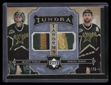 2007-08 Artifacts Tundra Tandems Icy Blue TTTZ Turco Zubov Dual Patch 18/25