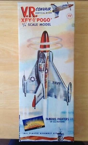 Aurora 1:48 Convair XFY-1 Vertical Riser POGO Model Airplane Kit 60-98, Complete - Picture 1 of 4