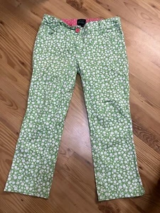 Mini Boden Girl Adjustable Pants Sz 13Y Made In Hong Kong Cotton Pants - Picture 1 of 6