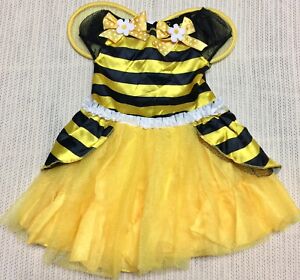 Bumble Bee Costume With Wings Toddler Girls Dress Up Photography Sparkle GUC