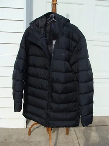 Lands' End Men's Down Insulated Parka Size L/T 42-44 Tall Black Coat Hood NWT - Picture 1 of 18