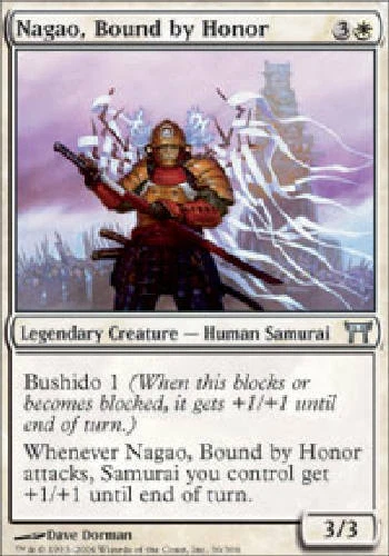 NAGAO, BOUND BY HONOR Champions of Kamigawa MTG Magic Cards DJMagic - Image 1 of 1