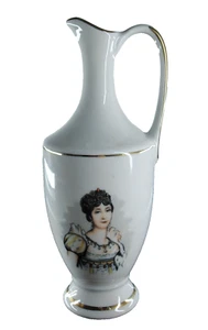 PICHET SOLIFLEUR SAUCIÈRE PORCELAINE DE LUXE PORTRET JOSEPHINE NAPOLEON SIGNE - Picture 1 of 14