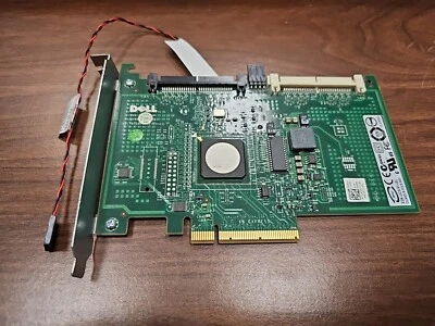 DELL POWEREDGE E2K-UCS-61-B JW063 SAS PCI-E RAID CONTROLLER CARD PERC 6/iR - Image 1 of 4