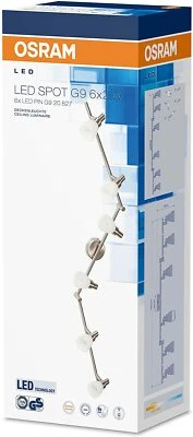 OSRAM Deckenleuchte LED SPOT G9 6x2W 129cm schwenkbar EEK:E (Spektrum A-G) - Bild 1 von 4