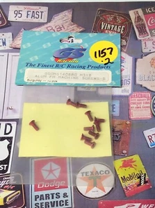 GS Racing GSCMS1408BG Aluminium FH Maschinenschraube-B {M3x08} Neu in Verpackung USA Versand - Bild 1 von 2