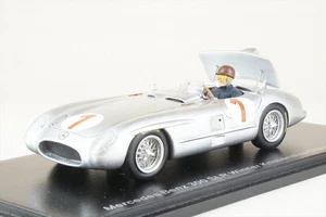 Spark 1/43 Mercedes-Benz 300 SLR #1 1955 Kristianstad GP Winner Juan Manuel Fang - Picture 1 of 2
