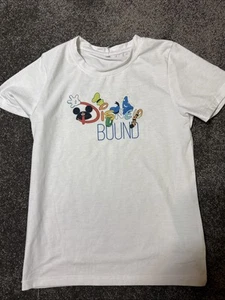 Disney Bound Florida Mickey And Friends White T-shirt Size M Kids - Picture 1 of 5