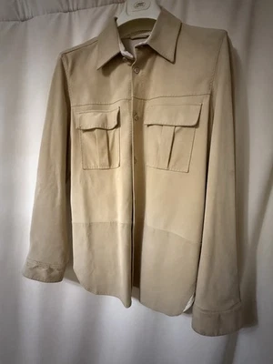 La Matta Italian Suede Jacket Size 50 Suede Lamb Nappa Leather Made in Italy - Image 1 of 4