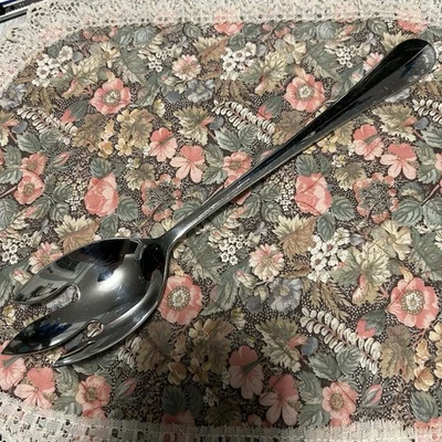 Винтажный Oneida Silversmiths 13 дюймов Большой Трехточечный Сервировочный Спорк - Изображение 1 из 4