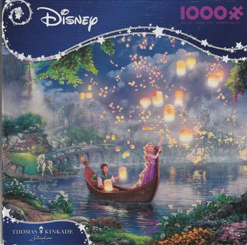 Rompecabezas Thomas Kinkade Disney enredado nuevo en caja Foto 1 de 1