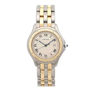 CARTIER W35006B6 PANTHERE Cougar LM2ROW Cuarzo Acero Inoxidable Oro Amarillo - Imagen 1 de 7