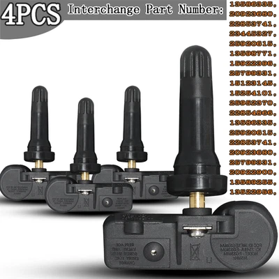 For Buick Encore 2013-2021 Set of 4 TPMS Sensors - Direct Fit OEM Replacement - Image 1 of 4