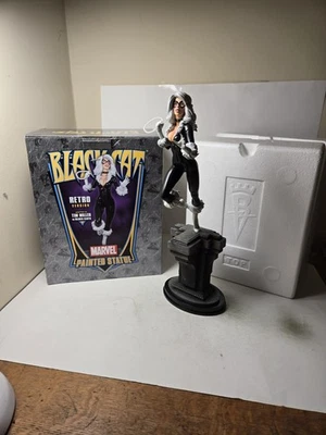 RARA Estatua Retro Gato Negro #289/600 Bowen Designs 2012 Marvel Nueva en Caja ver fotos Foto 1 de 4
