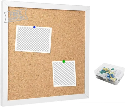 Corkboards for Wall, Cork Board Bulletin Board for Walls with Frame Cork Board - Image 1 of 4