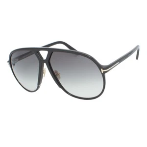 Tom Ford Bertrand TF 1061 01B Shiny Black Gradient Sunglasses 64-13-140 W/Case - Picture 1 of 6