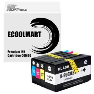 4PK Ink Cartridge replace for HP 950XL OfficeJet Pro 251dw 8600 8620 8630 8640 - Picture 1 of 1