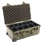 Pelican 1510 Case With Padded Dividers (OD Green), Olive Green (015100-0040-1...