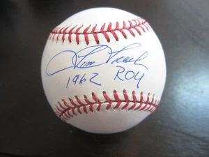 Tom Tresh Autograph Signed Baseball Ball JSA (B15) New York Yankees 1962 ROY - Picture 1 of 2
