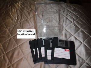 Imation brand 2HD  3.5" diskettes new unused 6 in the box