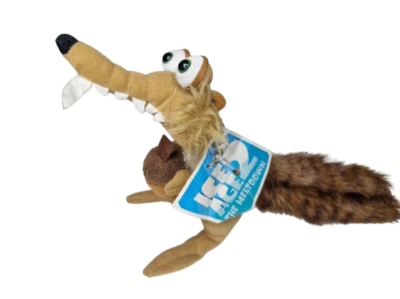 Ice Age 2 Plüsch Scrat ca.18x23cm mit Ettikett Stofftier m. Anhänger Sammler B4 - Bild 1 von 4