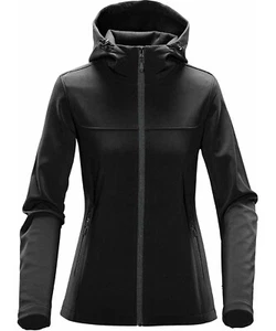 STORMTECH LADIES HOODED ORBITER SOFTSHELL JACKET BLACK KSH-1W rrp£80 - Picture 1 of 1
