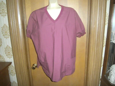 Medline scrubs  2xl Dark  Red 60% Cotton 40% Polyester - Image 1 of 4