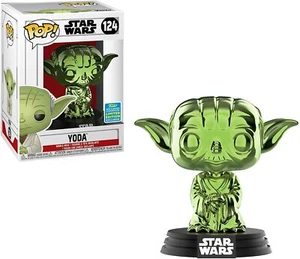 Funko Pop! Disney: Star Wars - Yoda (cromo verde) SDCC 2019 esclusiva condivisa - Foto 1 di 2