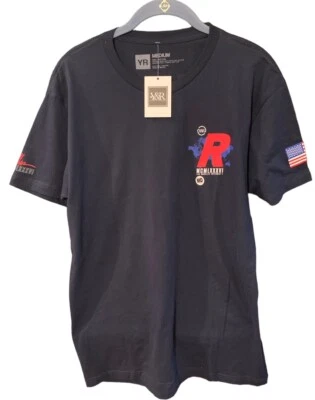 YR Young And Reckless Camiseta Hombre’s Los Angeles Internat’l Azul Marino Rojo Blanco M Nueva Foto 1 de 4