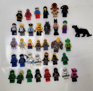 Lego Mini Figures Joblot Ninjago, Batman, Joker, Black Panther X36 - Picture 1 of 9