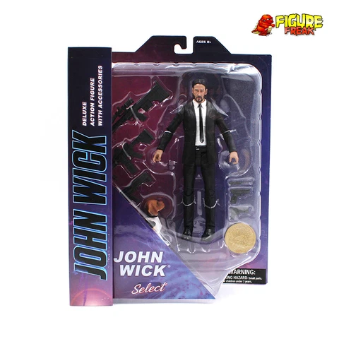 John Wick Select John Wick Movie 7" Action Figure with Dog Cover