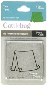 Tent Camping Cuttlebug Die 37-1535 NEW! - Picture 1 of 1