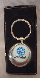 Vintage Adv Promo Boxed Keyring - Duratek, Inc - Tainan, Taiwan - NIP - Picture 1 of 5