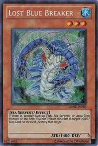 YUGIOH Lost Blue Breaker GENF-EN083 Sithecret Rare Light-played LP - Picture 1 of 1