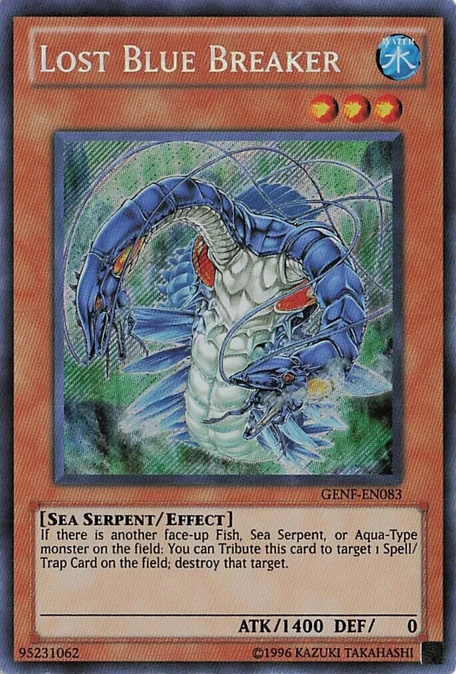 YUGIOH Lost Blue Breaker GENF-EN083 Sithecret Rare LP - Image 1 of 1