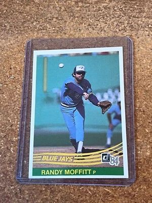 1984 Donruss Baseball # 390 Randy Moffitt - Image 1 of 2