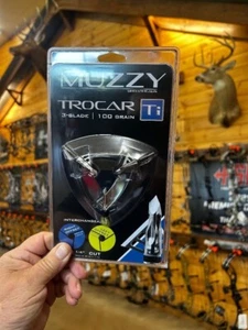 Muzzy Trocar Ti  3-Blade Broadhead 3-Pack - 100 Grain - Picture 1 of 1