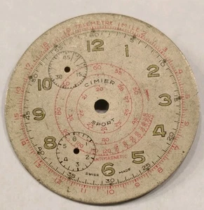 Cimier Sport Chronograph watch dial - Picture 1 of 2